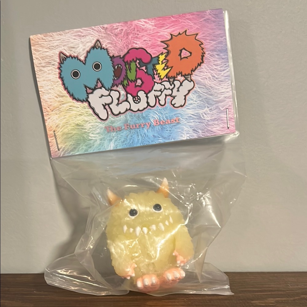 Instinctoy Monster Fluffy Mini - Yellow